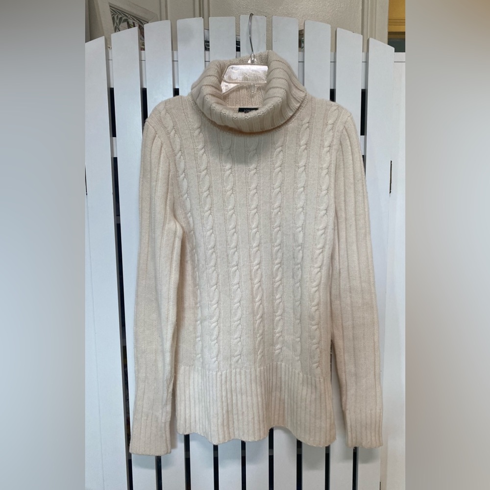 J.Crew Women’s Size Small White Turtleneck